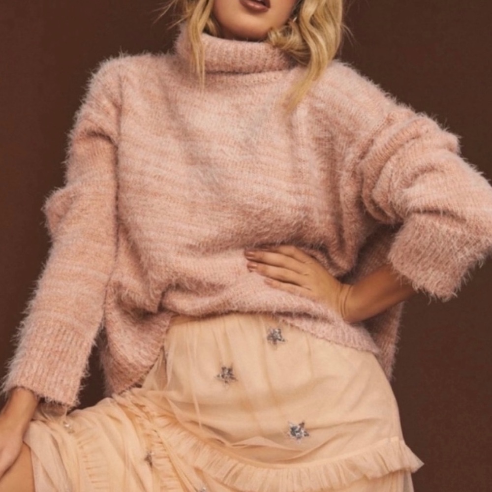 Show Me Your MuMu - Blush Turtleneck Sweater